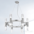 Kolarz Giro 12 Light Ceiling Chandelier Silver Leaf 6010.81250