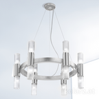 Kolarz Giro 12 Light Ceiling Chandelier Silver Leaf 6010.81250