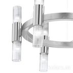 Kolarz Giro 12 Light Ceiling Chandelier Silver Leaf 6010.81250