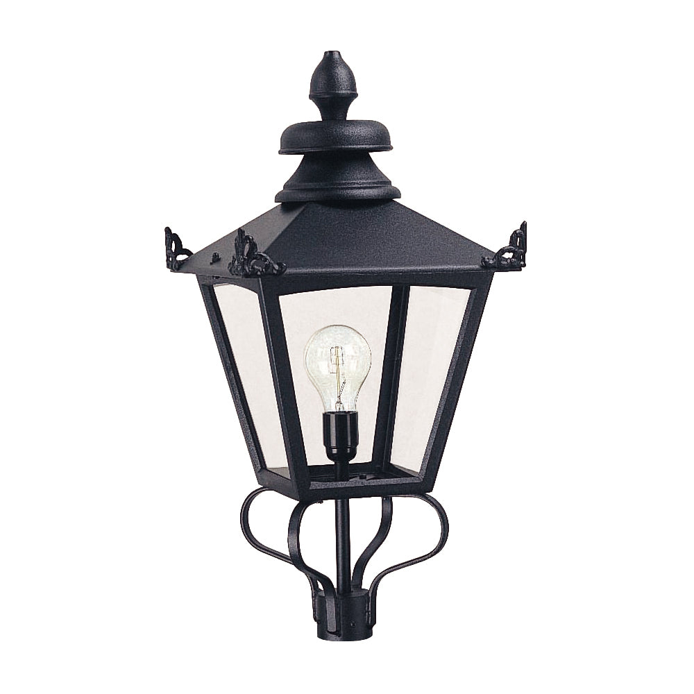 Elstead Grampian Lantern in Black Finish without Post