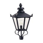 Elstead Grampian Lantern in Black Finish without Post