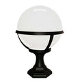 Elstead Glenbeigh 1 Light Outdoor Pedestal/Porch Lantern in Black