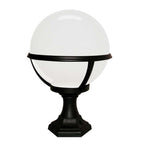 Elstead Glenbeigh 1 Light Outdoor Pedestal/Porch Lantern in Black