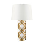 Gilded Nola Arabella Table Lamp in Distressed Gold