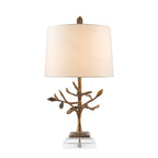 Gilded Nola Audubon Park Table Lamp in Distressed Gold