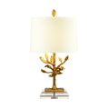 Gilded Nola Audubon Park Table Lamp in Distressed Gold