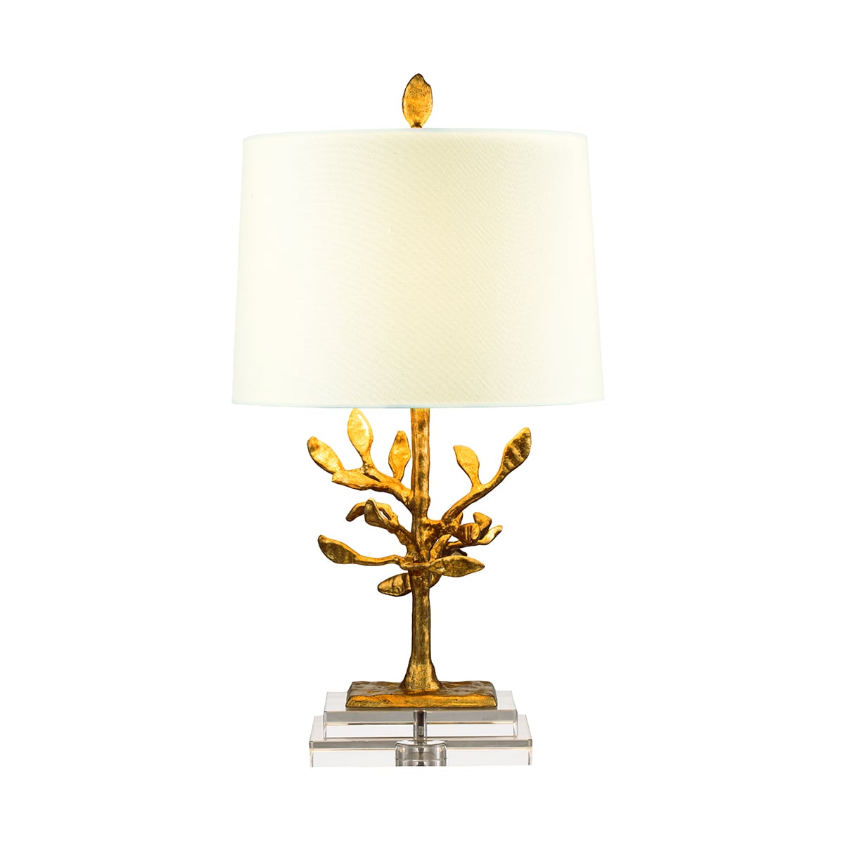 Gilded Nola Audubon Park Table Lamp in Distressed Gold