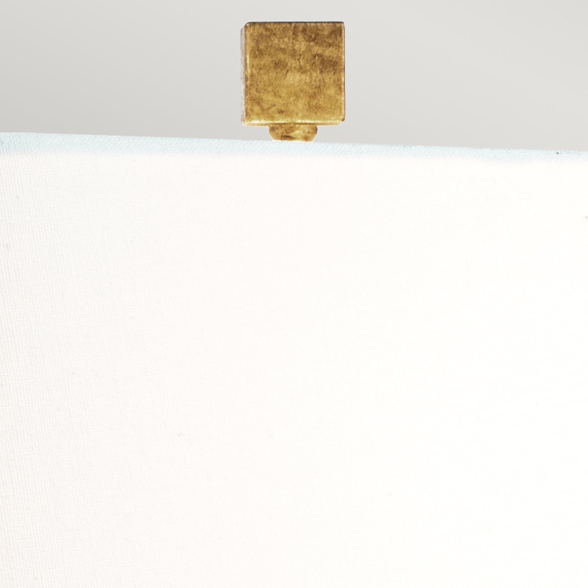Gilded Nola Jackson Square Table Lamp in Distressed Gold