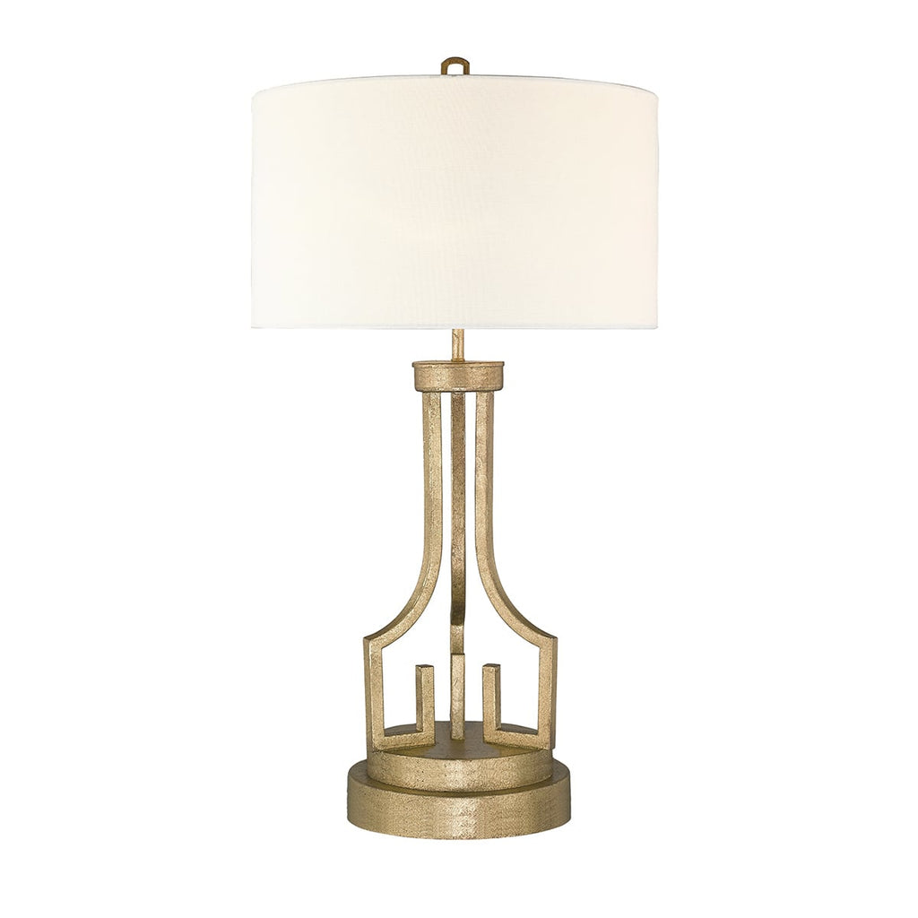Gilded Nola Lemuria Table Lamp in Distressed Gold