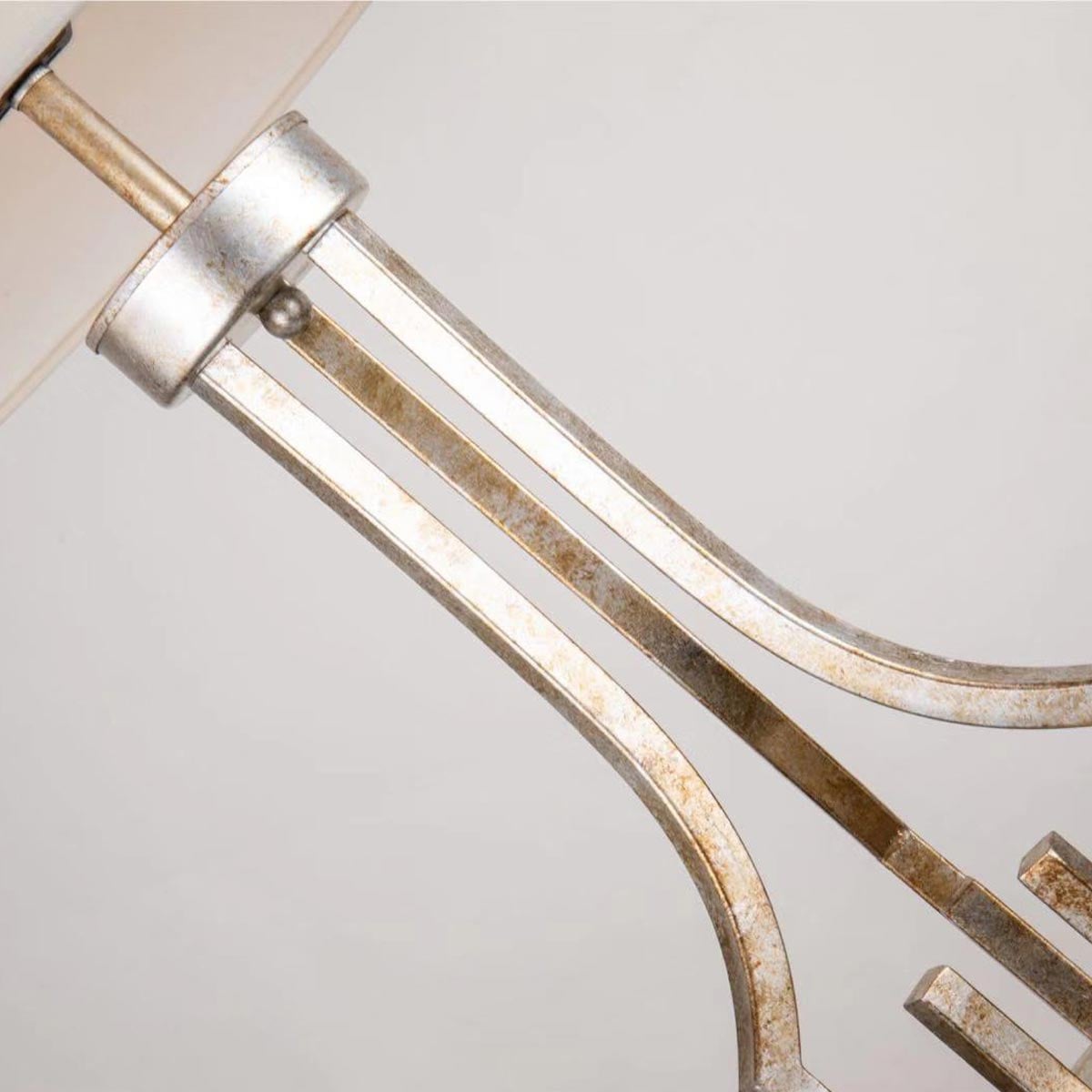 Gilded Nola Lemuria Table Lamp in Distressed Gold