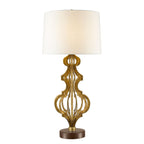 Gilded Nola Octavia Table Lamp in Distressed Gold