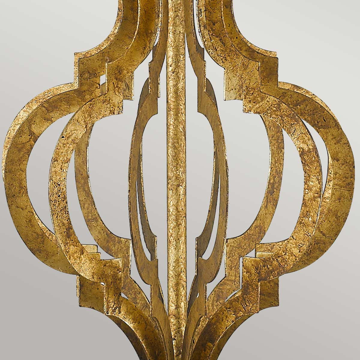 Gilded Nola Octavia Table Lamp in Distressed Gold