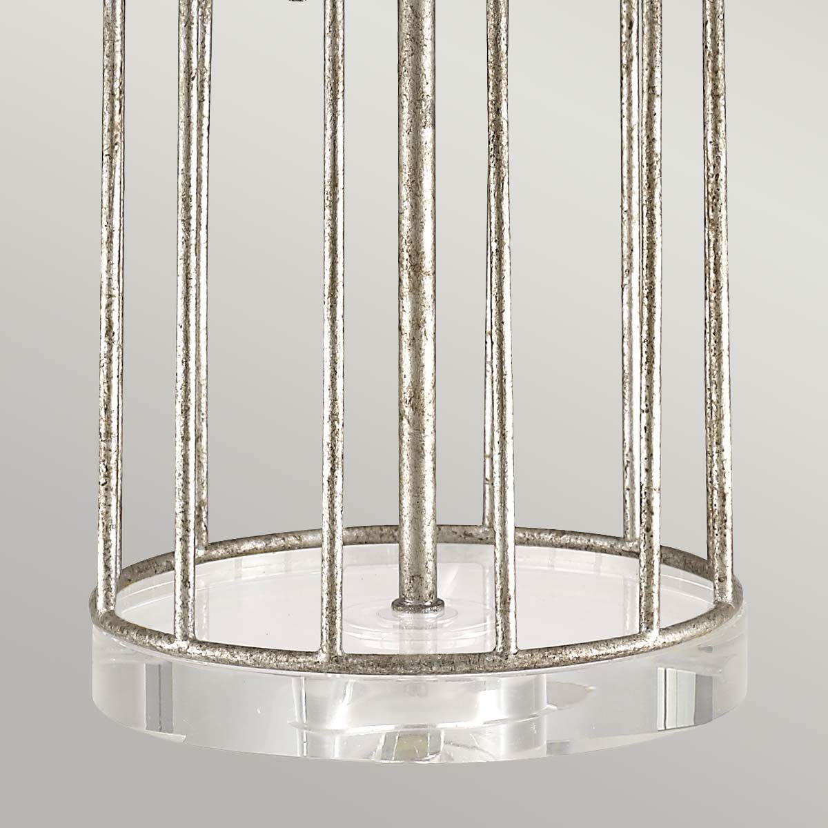 Gilded Nola Stella Table Lamp in Distressed Silver