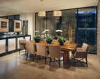 Gilded Nola Arabella Large 3 Light Pendant Light in Distressed Gold