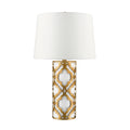 Gilded Nola Arabella Table Lamp in Distressed Gold