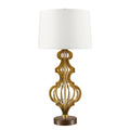 Gilded Nola Octavia Table Lamp in Distressed Gold