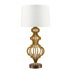 Gilded Nola Octavia Table Lamp in Distressed Gold