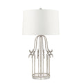 Gilded Nola Stella Table Lamp in Distressed Silver