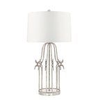 Gilded Nola Stella Table Lamp in Distressed Silver