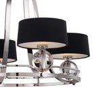 Quoizel Gotham 4 Light Pendant Light in Imperial Silver