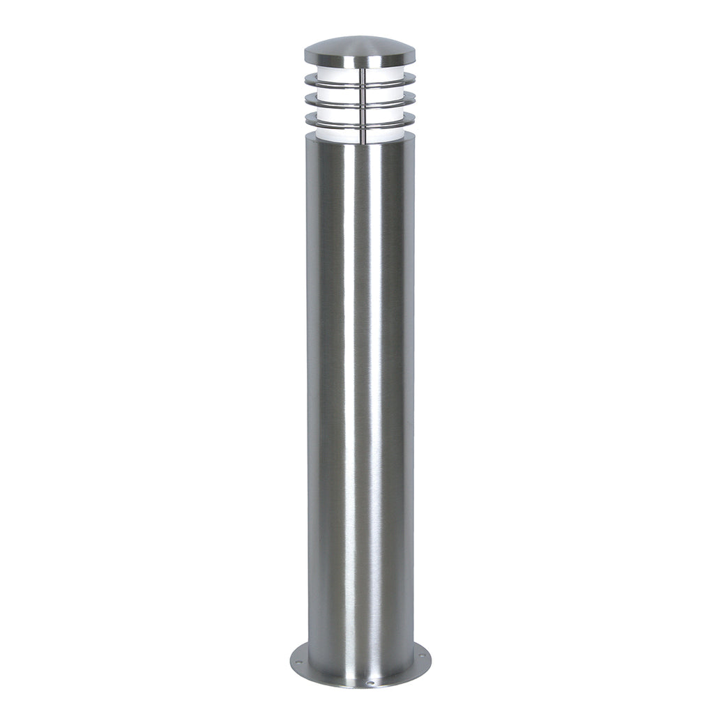 Garden Zone Sandbanks 1 Light Coastal Bollard in Stainless Steel