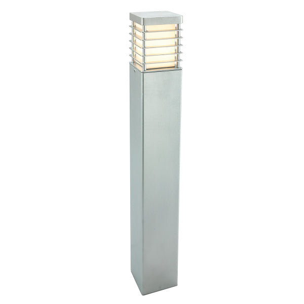 Norlys Halmstad Large Outdoor Bollard in Galvanized Finish
