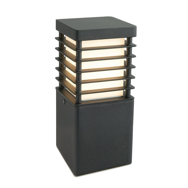 Norlys Halmstad Small Outdoor Bollard in Black