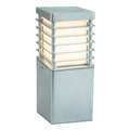 Norlys Halmstad Small Outdoor Bollard in Galvanized Finish
