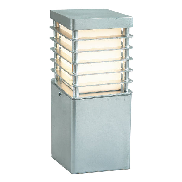 Norlys Halmstad Small Outdoor Bollard in Galvanized Finish