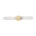 Mitzi Cecily 2 Light Large Wall Light in Aged Brass