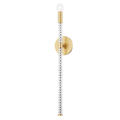 Mitzi Pippin Wall Light in Aged Brass