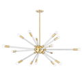 Mitzi Pippin 15 Light Pendant in Aged Brass