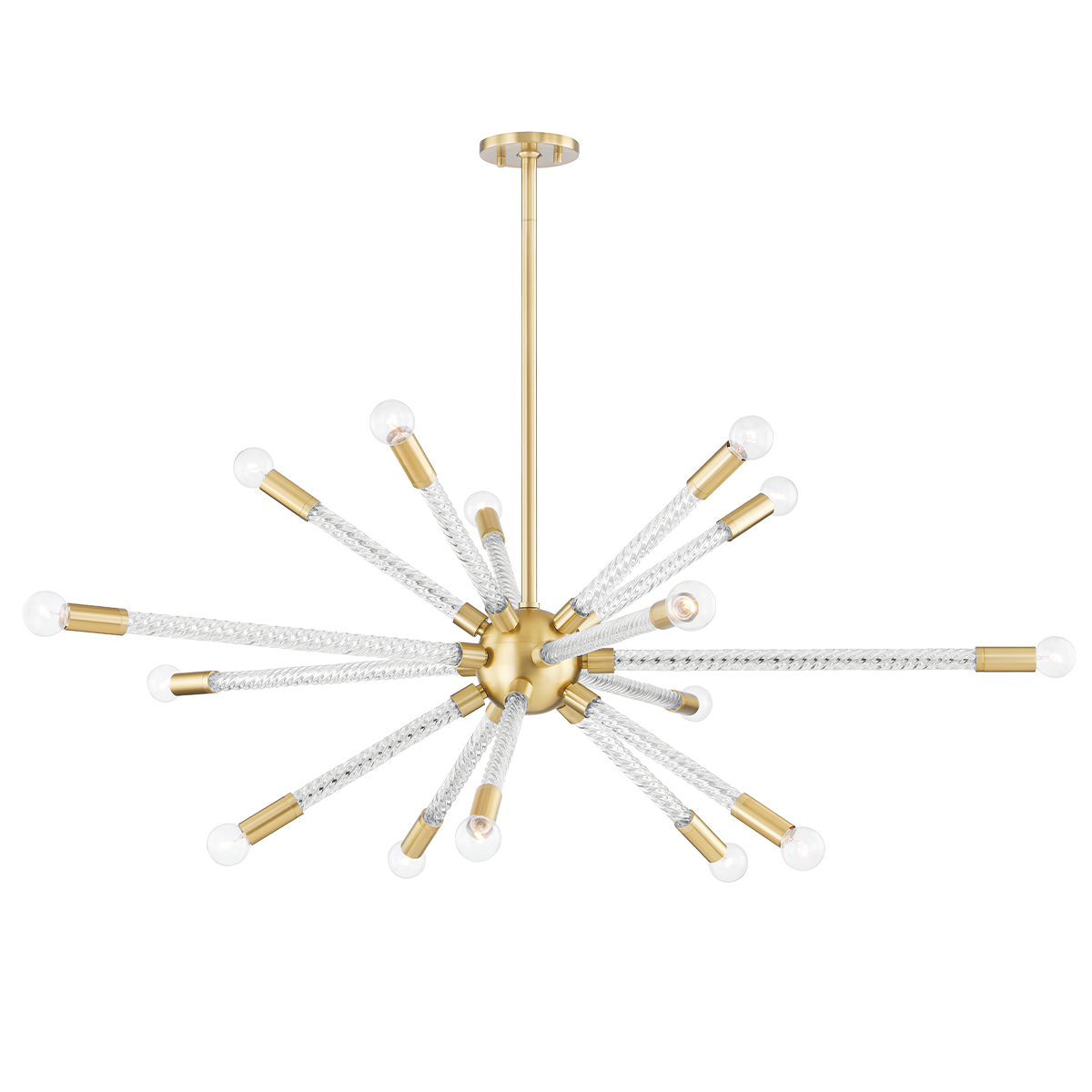 Mitzi Pippin 15 Light Pendant in Aged Brass
