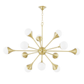 Mitzi Ariana 12 Light Pendant in Aged Brass