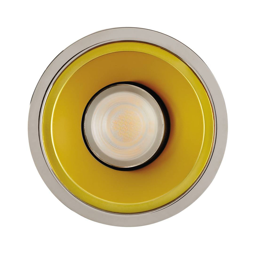Collingwood H5 1000 Dimmable Fire Rated Fixed Downlight Polished Chrome 2700K / 3000K / 4000K