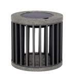 Halo 200lm Solar Table Lamp 18 cm - Space Grey Aluminium with Granite Base