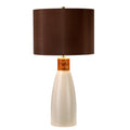 Elstead Hammersmith Table Lamp in Taupe Ceramic