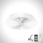 Mantra Himalaya Ceiling Fan & Dimmable LED Light White. 5 Years Warranty. Remote Control, App, Alexa/Google Voice Control