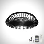 Mantra Himalaya Ceiling Fan & Dimmable LED Light Black. 5 Years Warranty. Remote Control, App, Alexa/Google Voice Control