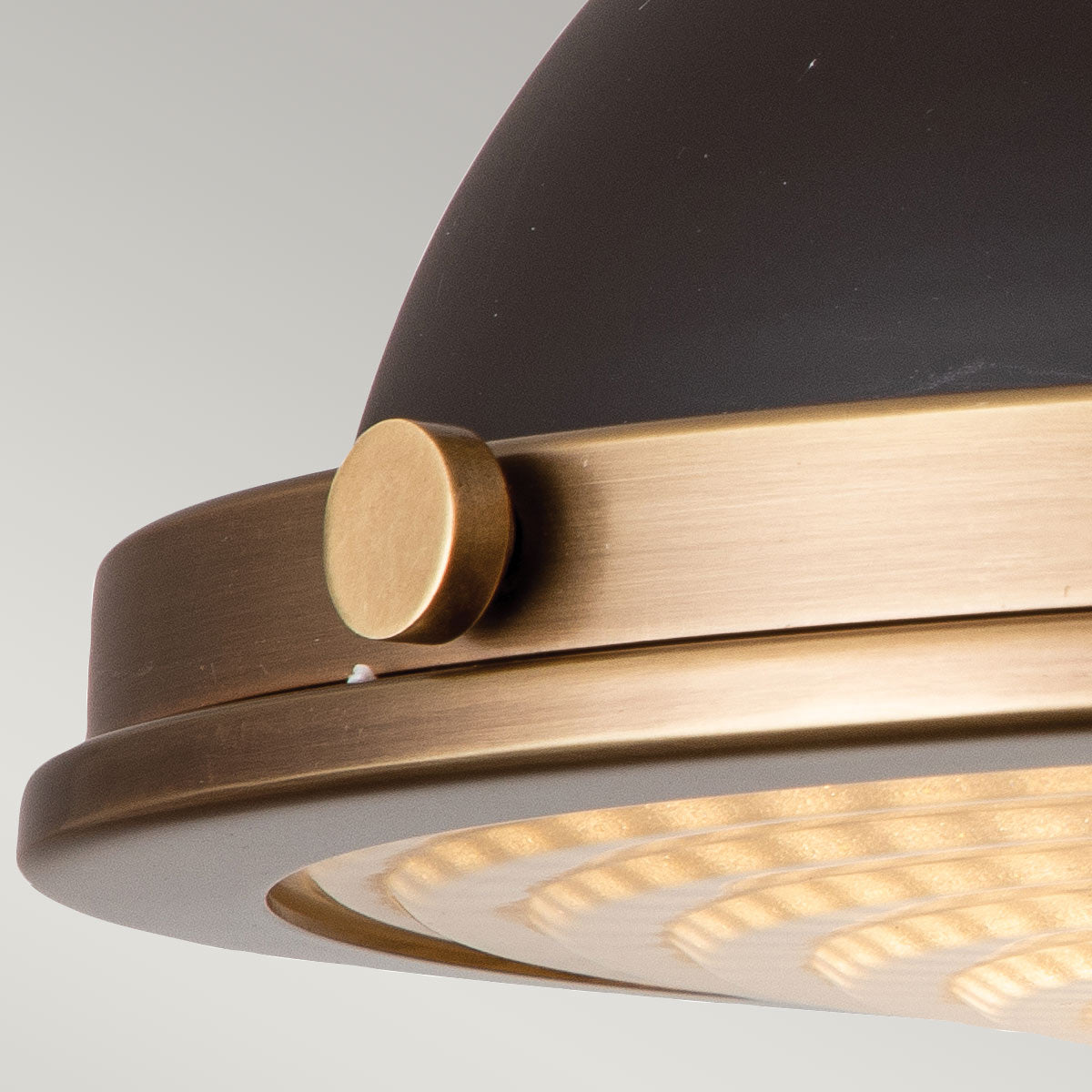 Hinkley Amelia 2 Light Flush Ceiling Light in Buckeye Bronze