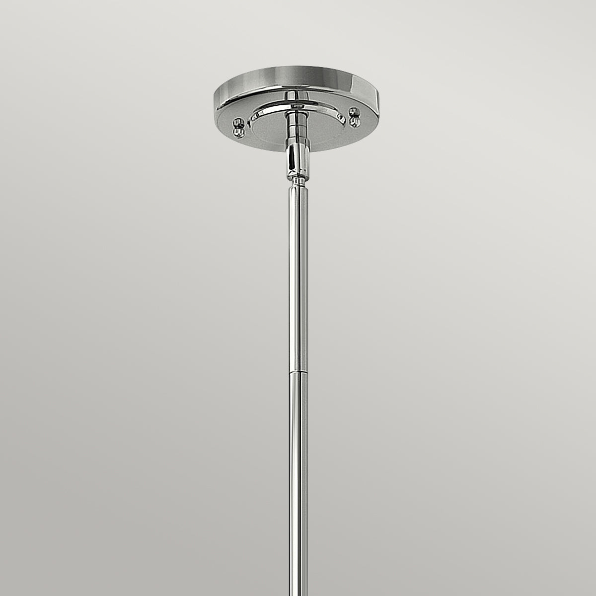 Hinkley Amelia Medium Pendant Light in Chrome with Opal Glass