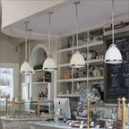 Hinkley Amelia Mini Pendant Light in Chrome with Opal Glass
