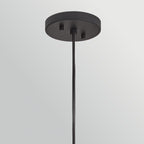 Hinkley Arlen X-Large Outdoor Pendant in Black & Rattan