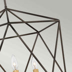 Hinkley Astrid 3 Light Chandelier in Metallic Matte Bronze