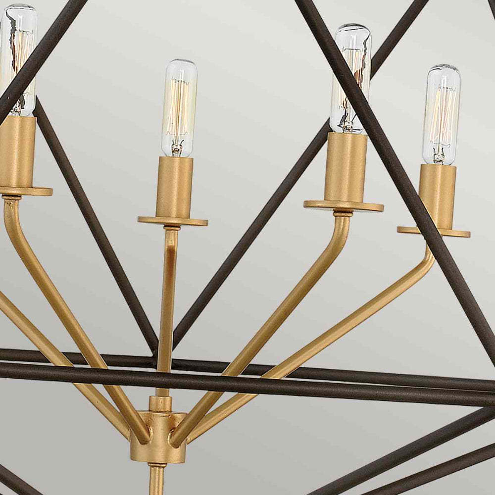 Hinkley Astrid 5 Light Chandelier in Metallic Matte Bronze