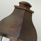 Hinkley Bingham Large 3 Light Outdoor Wall Lantern in Sienna