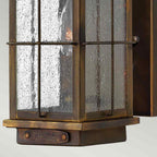 Hinkley Bingham Small 1 Light Outdoor Wall Lantern in Sienna