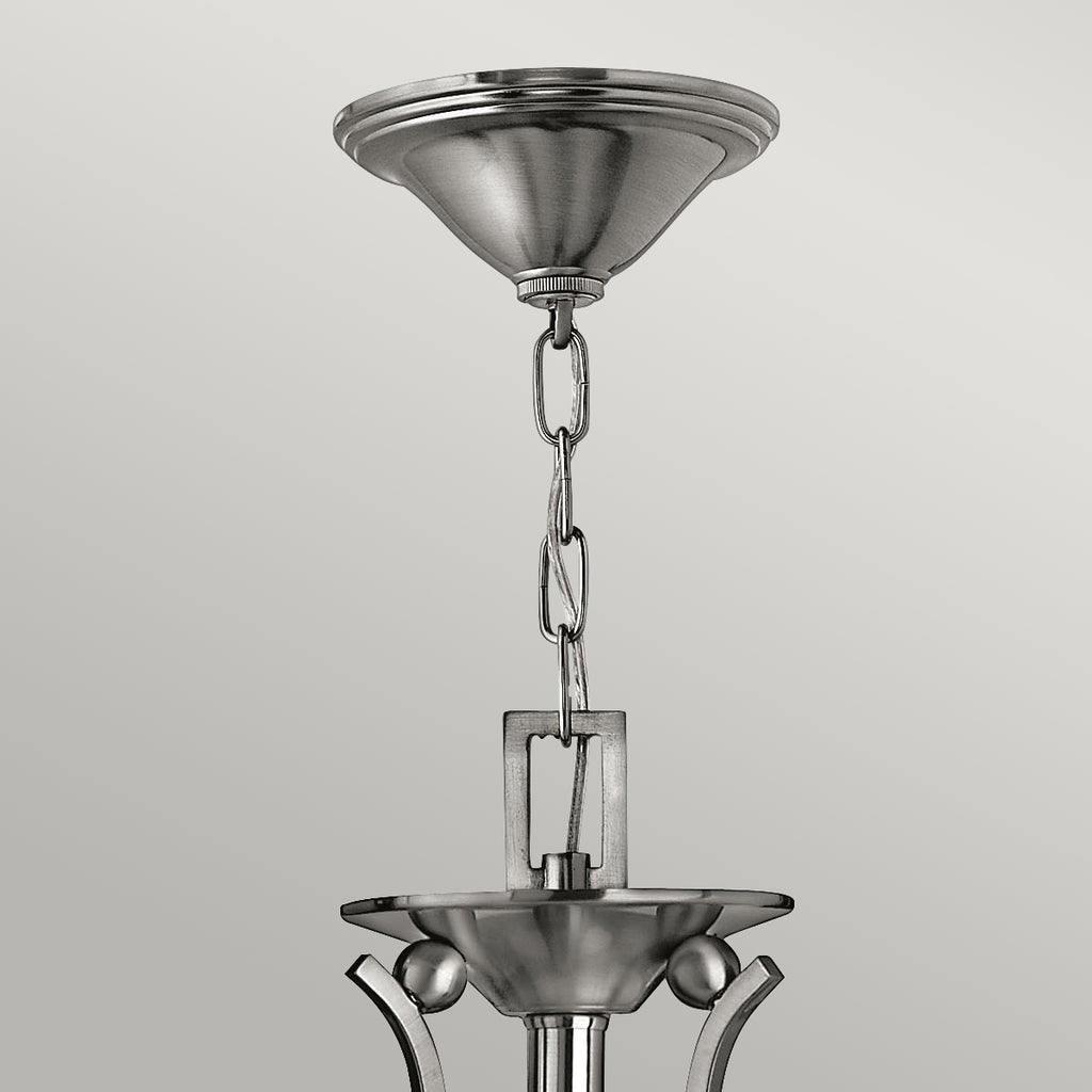 Hinkley Bolla 3 Light Ceiling Light in Brushed Nickel