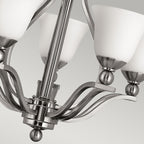 Hinkley Bolla 5 Light Ceiling Light in Brushed Nickel