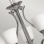 Hinkley Bolla 5 Light Ceiling Light in Brushed Nickel